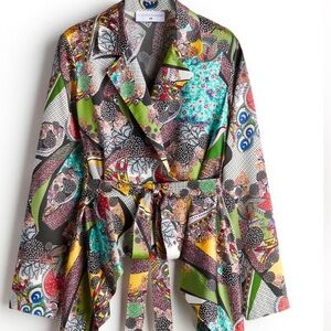 Anamika Khanna H&M silk Belt Top size S